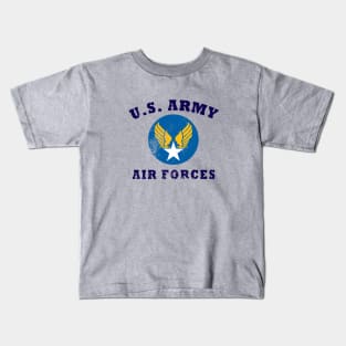 WWII era US Army Air Force Insignia Retro Kids T-Shirt